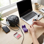 Manicure Set für Nagelpflege zu Hause – mit 27 Nagellackfarben und LED Nagellampe