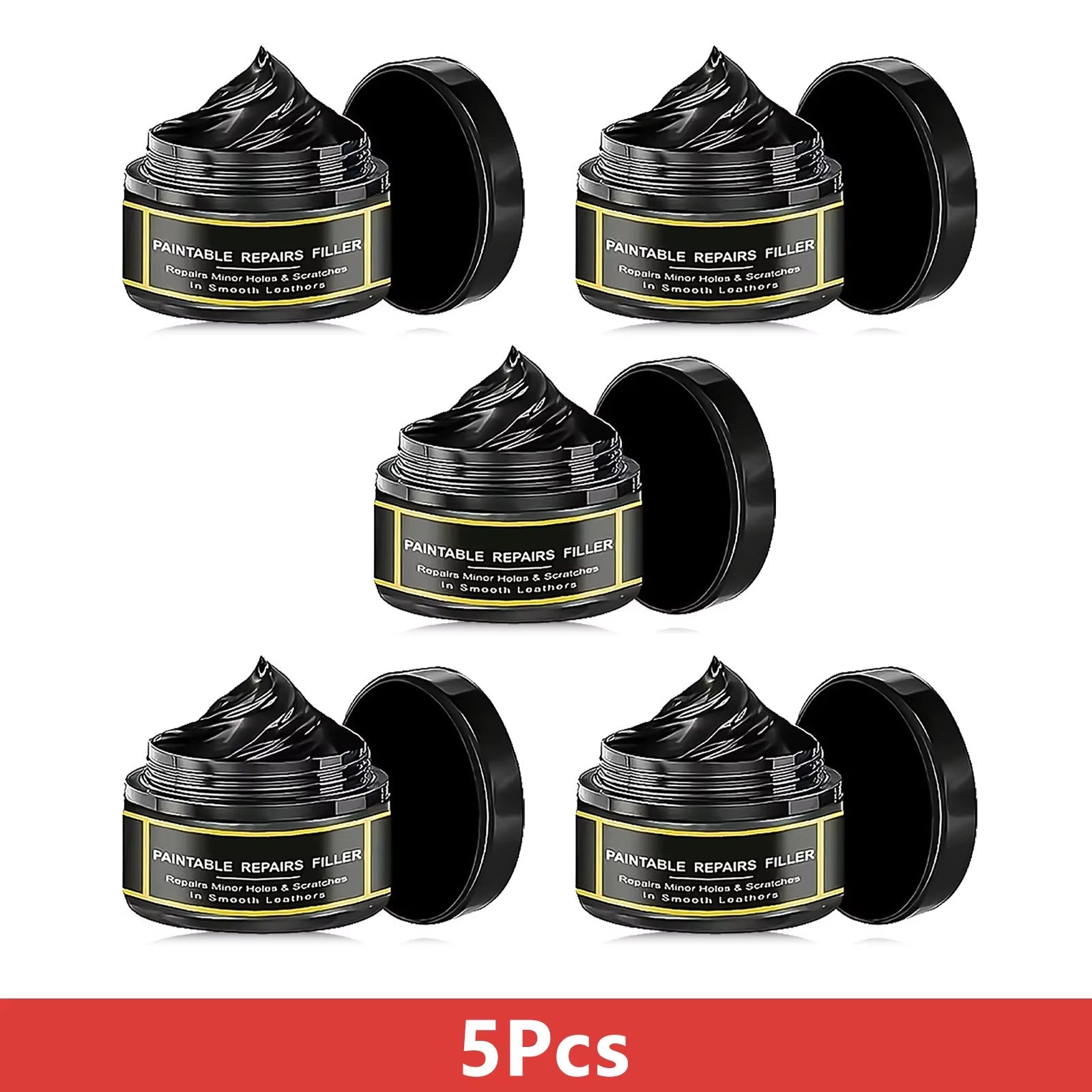 B1267 car interior plastic leather scratch repair paste – Color: 5pcs
