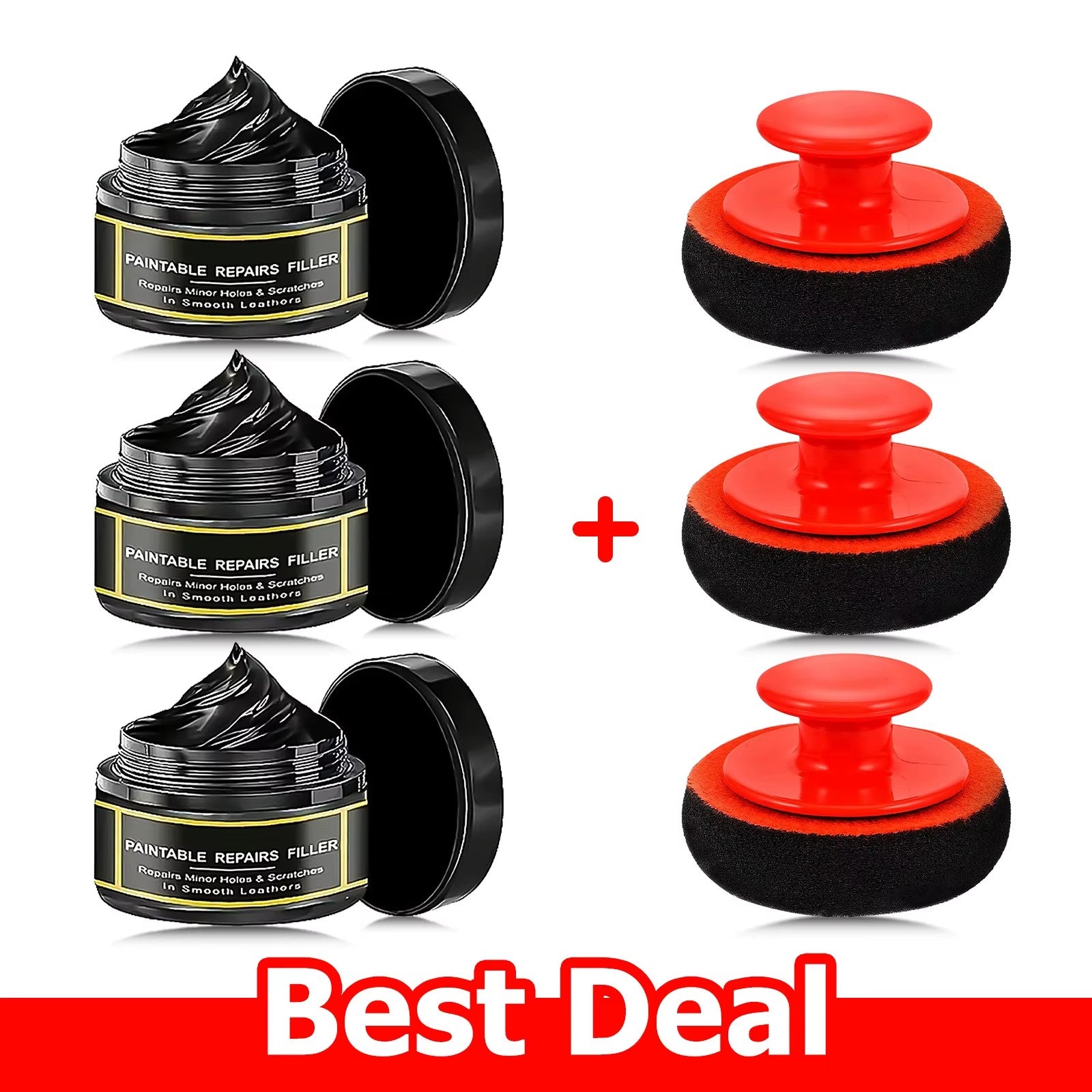 B1267 car interior plastic leather scratch repair paste – Color: Best Deal