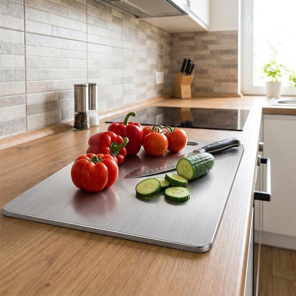 Titanium alloy double-sided kitchen cutting board