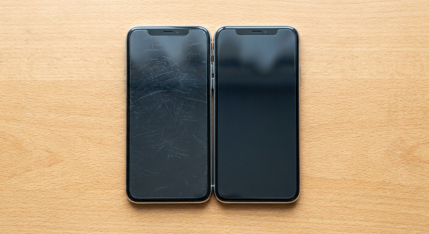 Pack 8 films hydrogel TPU full cover pour iPhone 12 à 17