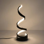 Spiral‑Glow Ambiente – Dimm‑USB‑Tischlampe mit 3 Lichtfarben