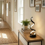 Spiral‑Glow Ambiente – Dimm‑USB‑Tischlampe mit 3 Lichtfarben