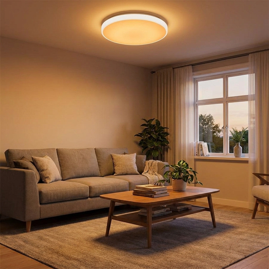 Individuelle Lichtwelten – Smart LED Deckenleuchte mit 16 Mio. Farben und WiFi-Steuerung