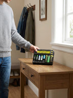 Li-Ion 18650 / 21700 – Ladegerät mit automatischer Batterietyp-Erkennung und LCD-Display