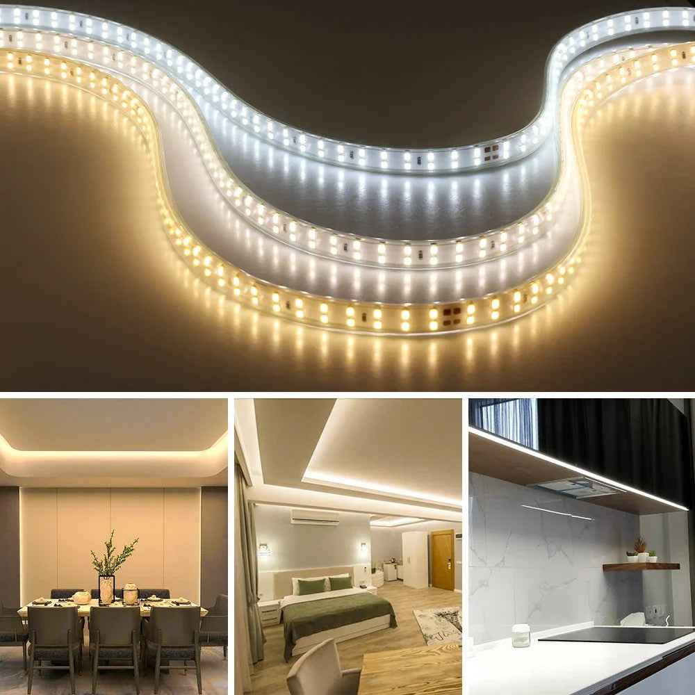 Flexible 220V 180ledm smd2835 outdoor waterproof LED strip light