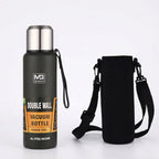 Upors stainless steel vacuum flask for men with rope 500-1500ml