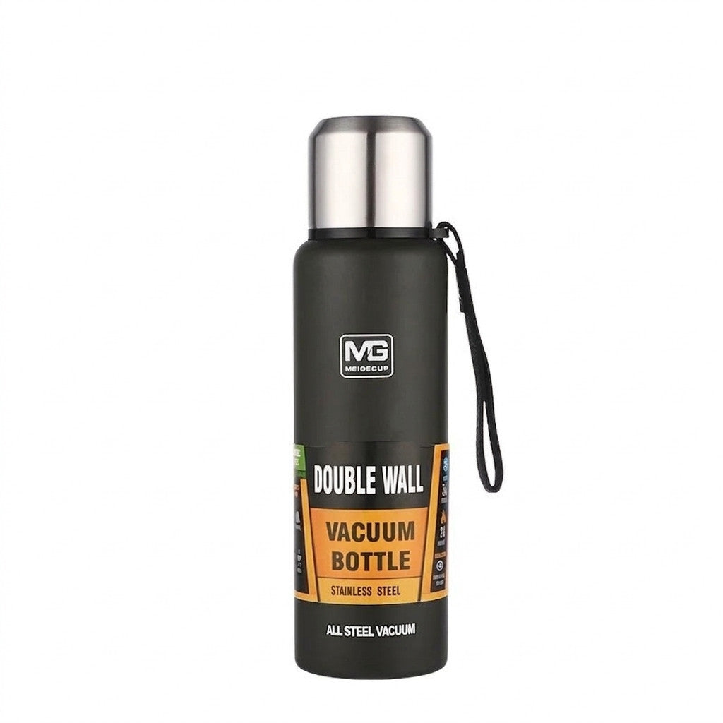 UPORS Edelstahl Vakuumflasche mit Trageschlaufe 500-1500ml für Herren