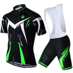 X-tiger pro mens summer cycling jersey set with gel pad
