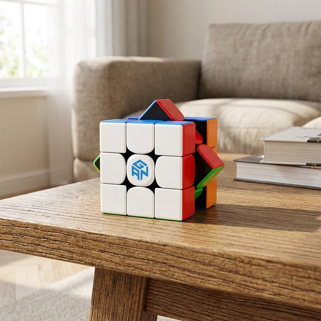 GAN 15 maglev - Präzise Magnete für flüssiges Drehen – Zauberwürfel mit stickerlosem Design