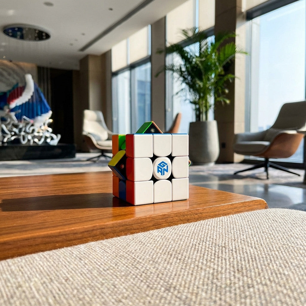 GAN 15 maglev - Präzise Magnete für flüssiges Drehen – Zauberwürfel mit stickerlosem Design