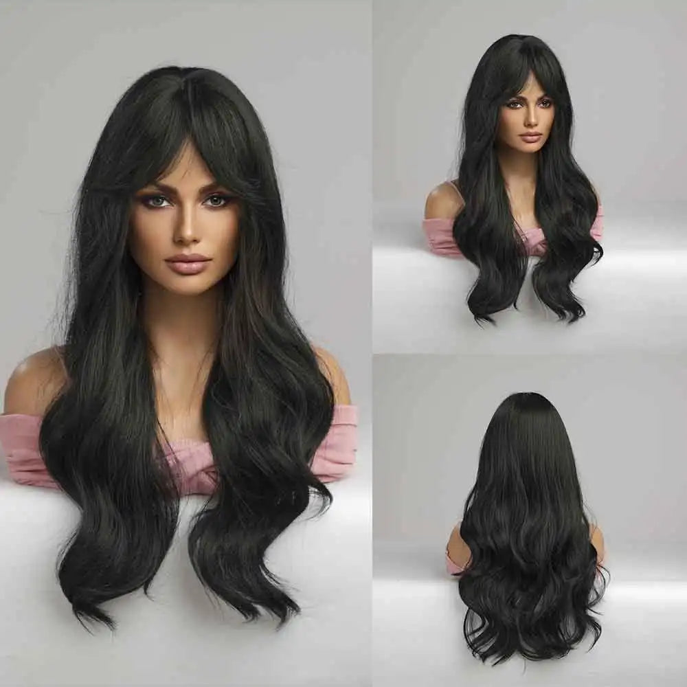 La Sylphide Langhaarperücke – hitzebeständig – für Cosplay, Halloween, Weihnachten