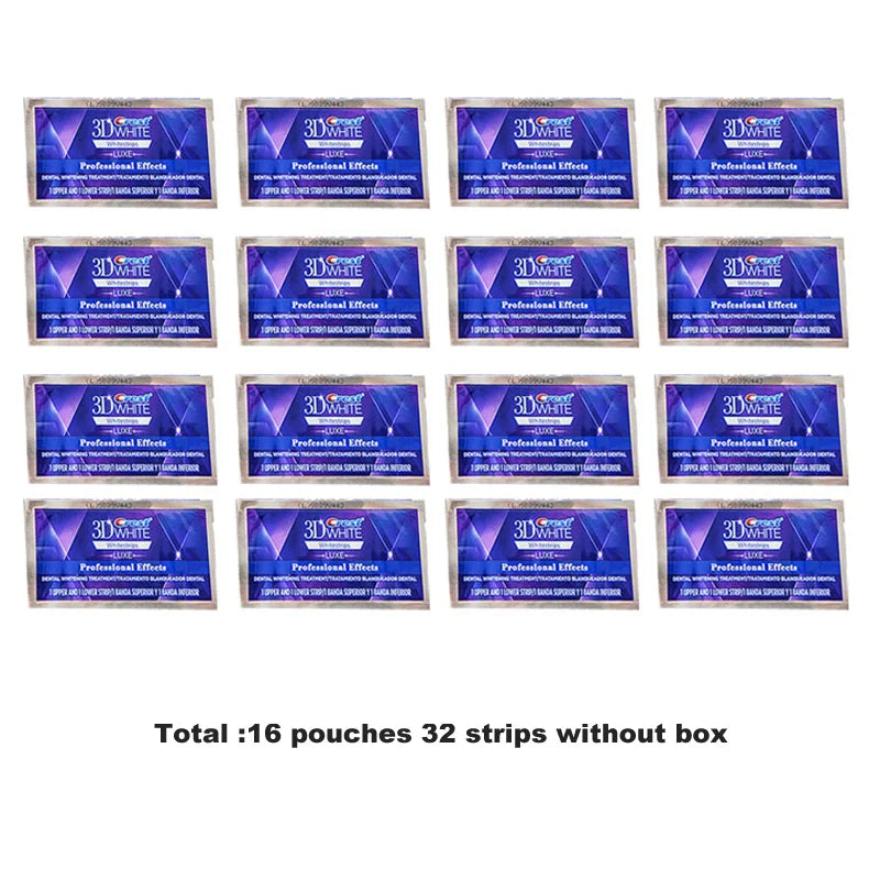 3D White Teeth Whitening Strips für professionelle Effekte