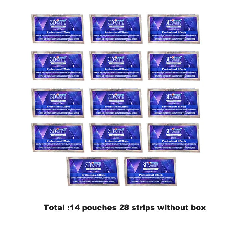 3D White Teeth Whitening Strips für professionelle Effekte