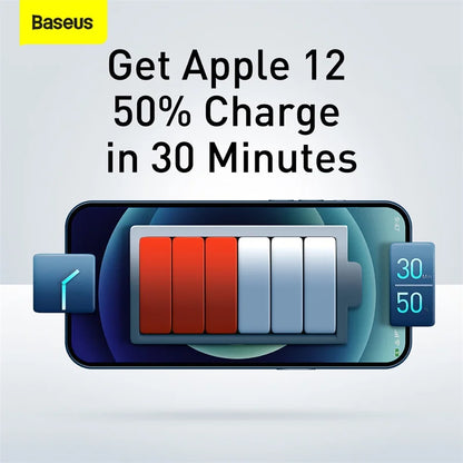 Baseus USB-C Quick Charger 30W: Superschnelles Laden für iPhone und Android