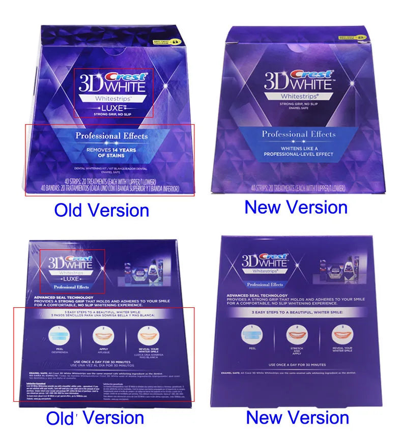 3D White Teeth Whitening Strips für professionelle Effekte