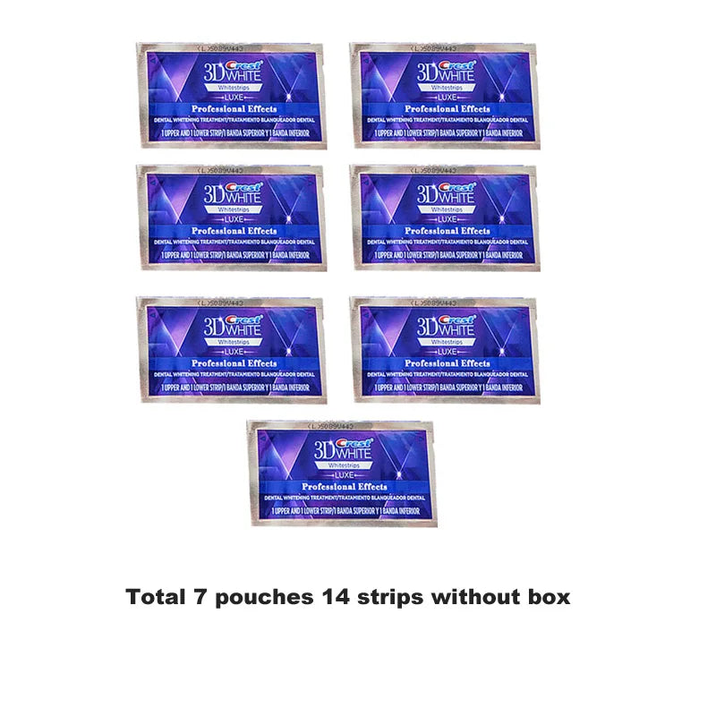 3D White Teeth Whitening Strips für professionelle Effekte