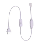 COB LED Strip Light Zubehör: Verbindungskabel & Clips - Stilvolle, sichere Verbindung für 220V EU LED-Streifen mit 360 LEDs auf 12mm. Die hochwertigen Clips und Steckverbinder bieten eine zuverlässige Lösung. Perfekt für professionelle Beleuchtungsprojekt