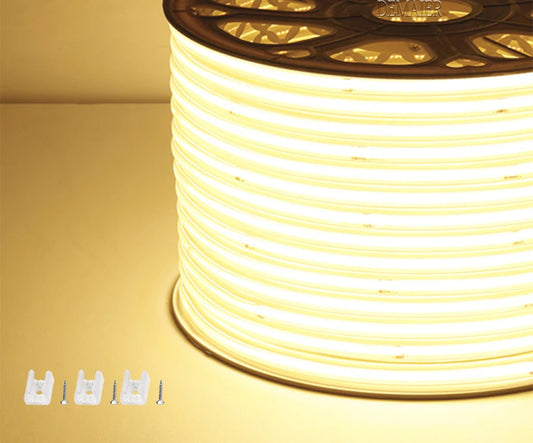 Barra luminosa a LED COB: luce brillante per i tuoi progetti di lavoro e decorazione - bianco caldo