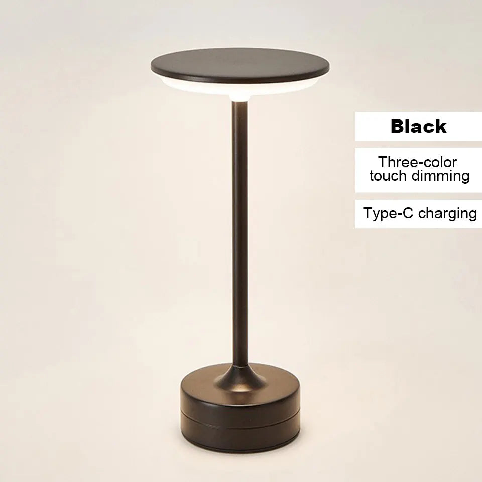 Lampada da tavolo LED ricaricabile USB con sensore touch