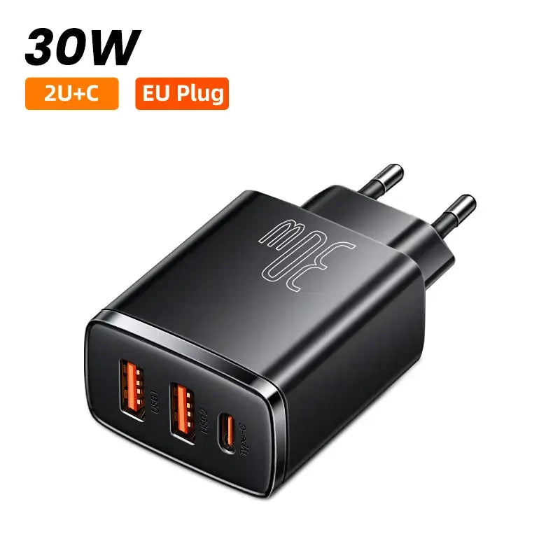Baseus USB-C Quick Charger 30W: Superschnelles Laden für iPhone und Android - Erleben Sie ultraschnelles Laden mit dem Baseus 30W USB-C Ladegerät, kompatibel mit iPhone 14, 13 und 12 Pro Max sowie Samsung und Xiaomi. - 14:22302870345#USB Charger;200007763