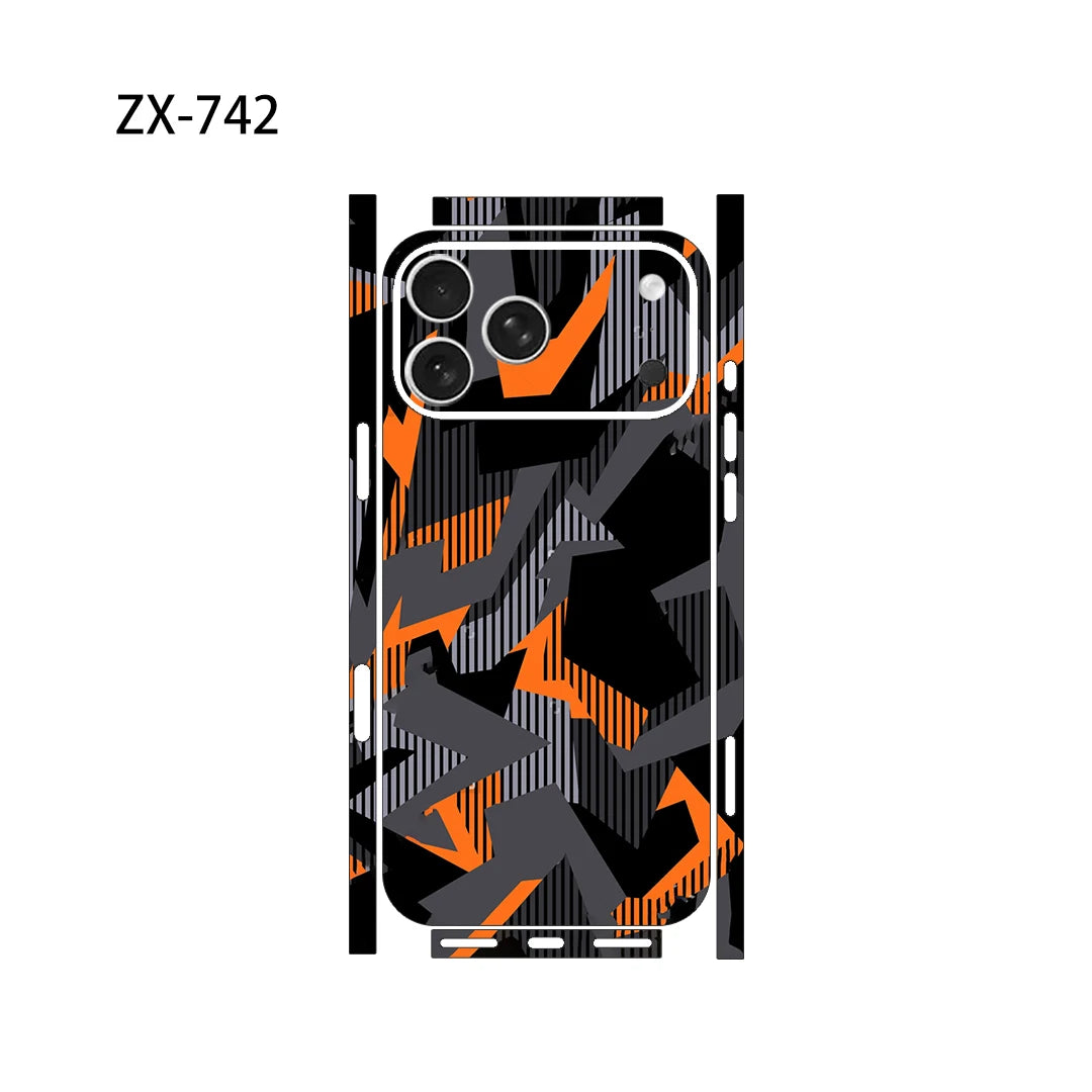 EMILIA-SKIN – Skin Wrap matte Vinylfolie für iPhone 13-17 ProPro Max Rückseite