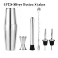 Cocktail Shaker Set 1–33 Teile – Profi Barkeeper-Set mit Rezeptbuch & Barständer