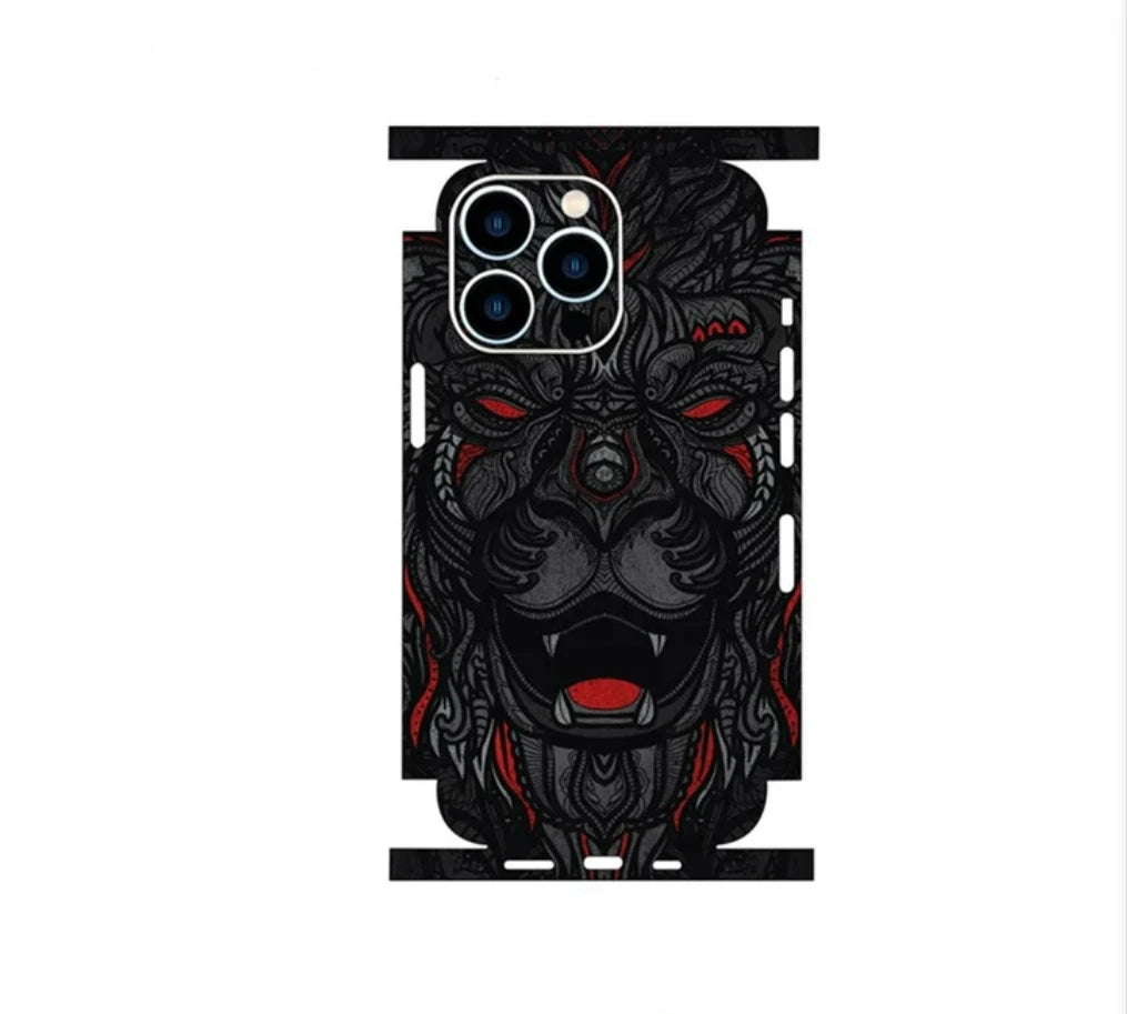 ALBA-SKIN – Buntes Hydrogel-Backskin mit Universum-Astronaut für iPhone 11-17 Pro Max