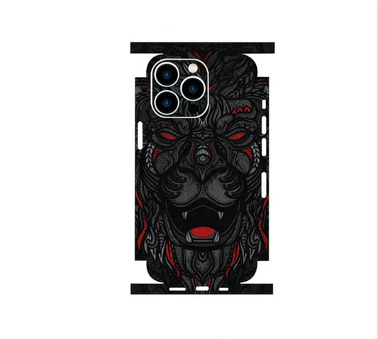 Colorful Decal Skin For iPhone17 16 15 14 13 12 11 Pro Max Cases Universe Astronaut Cover Protector Wrap Ultra Thin Stickers