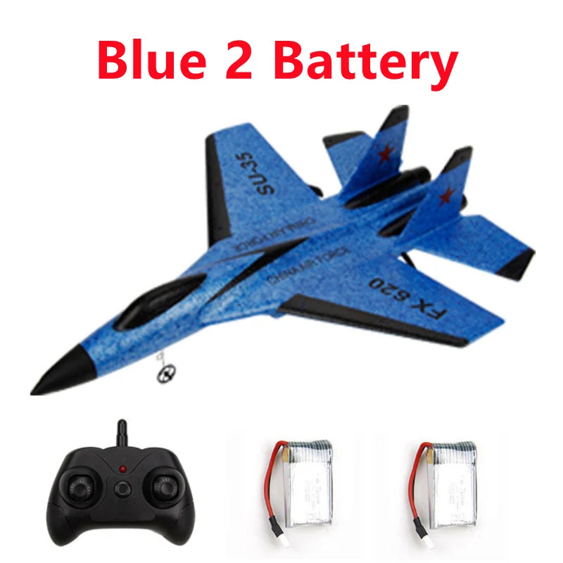 FX-620 SU-35 Avion télécommandé RC 2.4G Avion de chasse télécommandé Avion planeur Jouets en mousse EPP Cadeau pour enfants