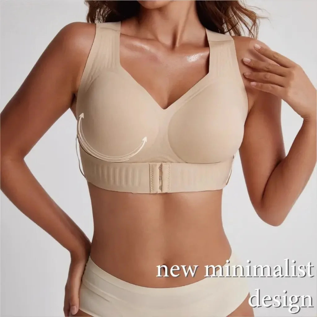 Nahtloser Damen-Sport-BH mit Jelly-Streifen und Haltungskorrektur