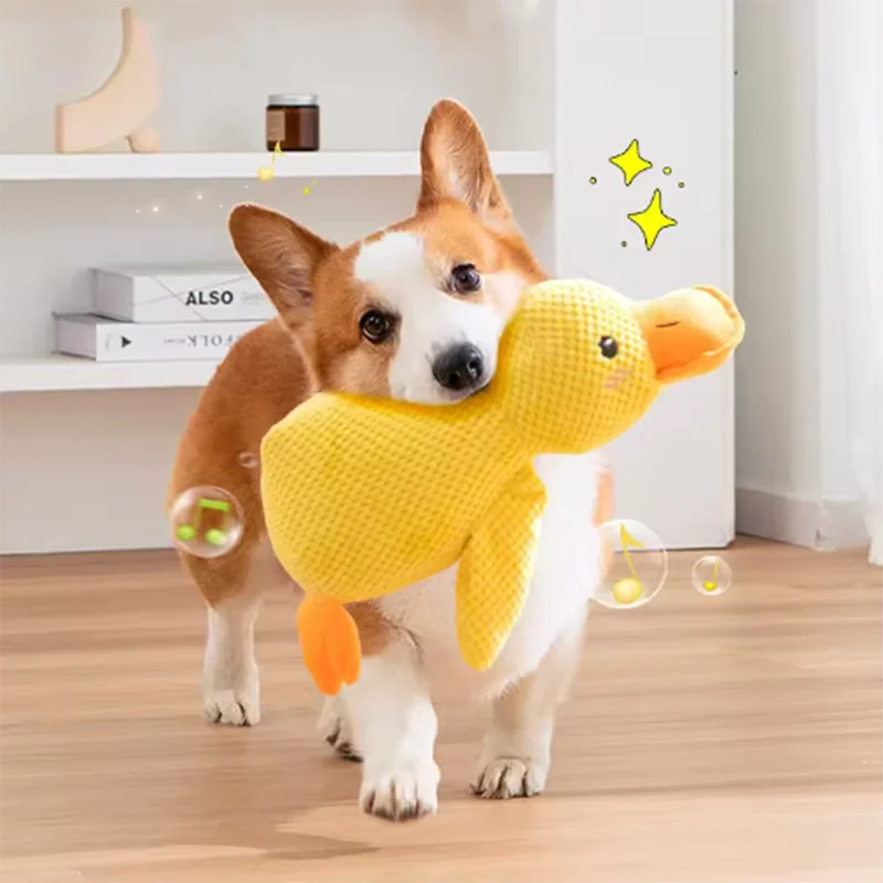 Quietschspielzeug für Hunde – weiches Fleece-Material