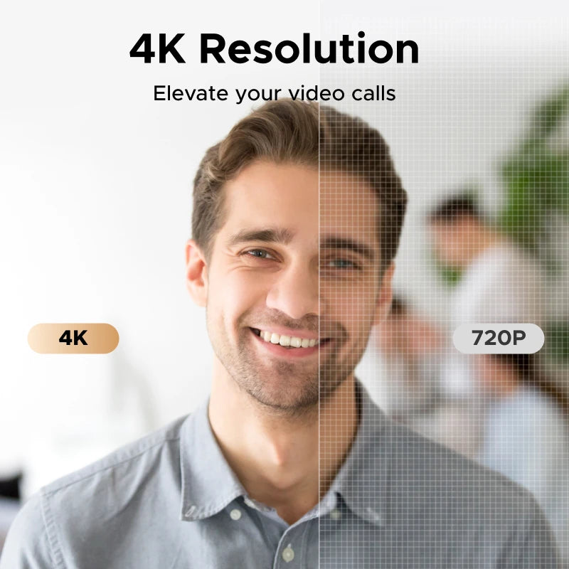 4K Webcam für Videokonferenzen – klare Bilder ohne Verzögerung