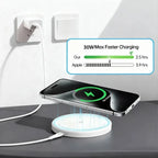 Wireless Charger für Telefone – magnetisches Laden mit Type-C Anschluss