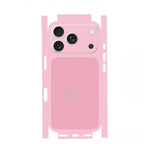 For Apple iPhone 17 16 15 14 iPhone13 Pro Max Full body Wrap Decal Skin 3D Plain color Rear Protective Sticker Film