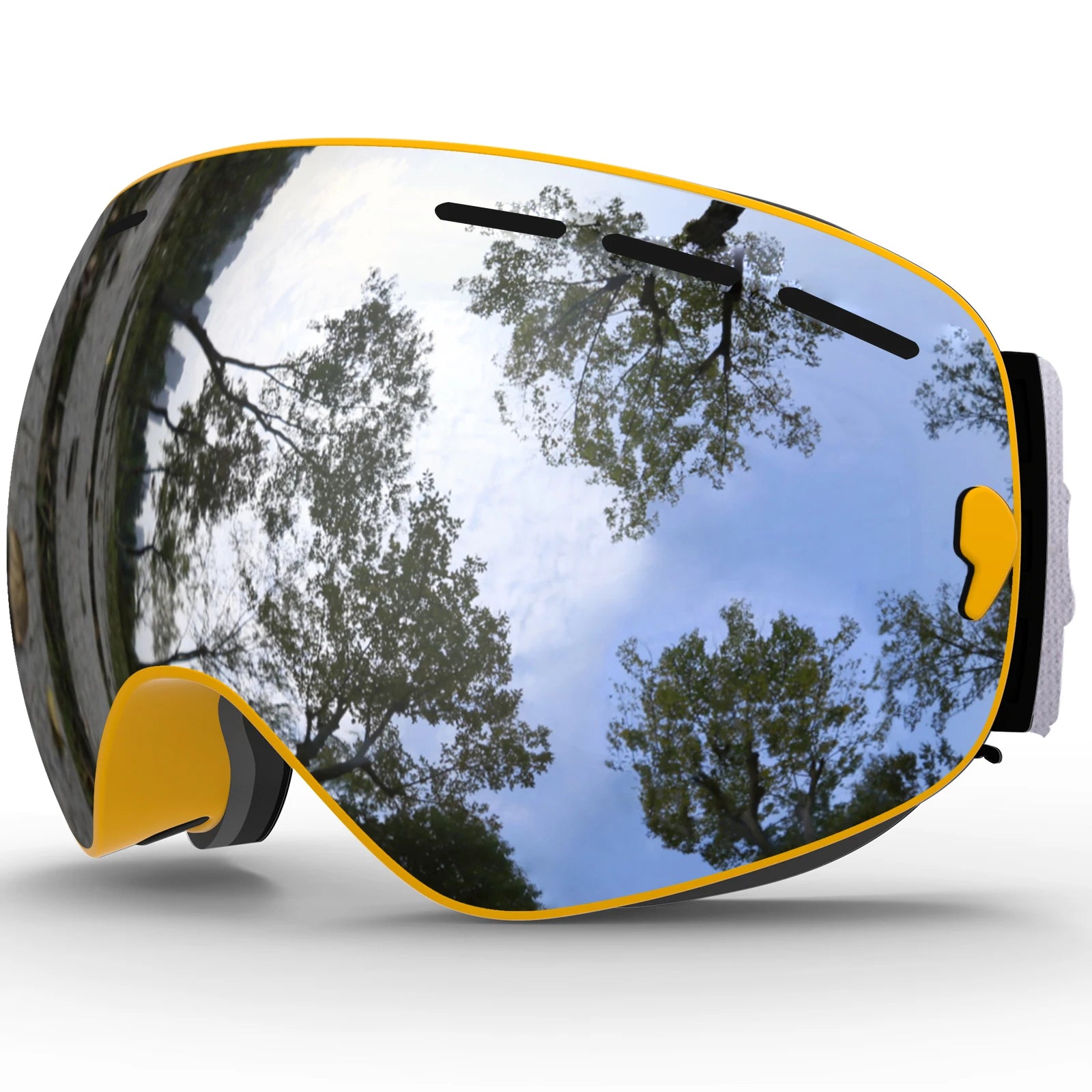 Skibrille für Skifahren – austauschbares Linsensystem für verschiedene Wetterbedingungen