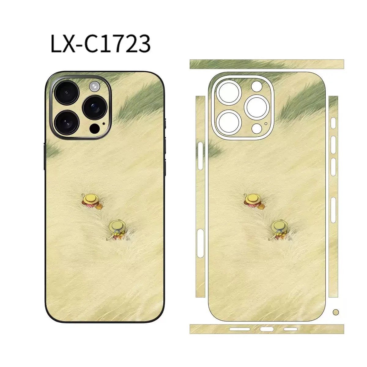 KARLA-SKIN – Bunter Hydrogel Skin Sticker für iPhone Rückseite und Seiten