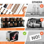 Cocktail Shaker Set 20PCS Bartender Kit with Stand Mixology Bar Set Drink Mixer Set with Essential Accessory Tool Recipe Booklet