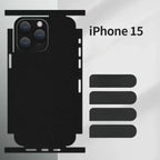 Luxury Leather Grain Wrap Phone Back Sticker skin For iPhone17 16  15 14 13 promax 13mini 12promax Film Skin
