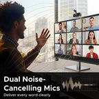 4K Webcam für Videokonferenzen – klare Bilder ohne Verzögerung