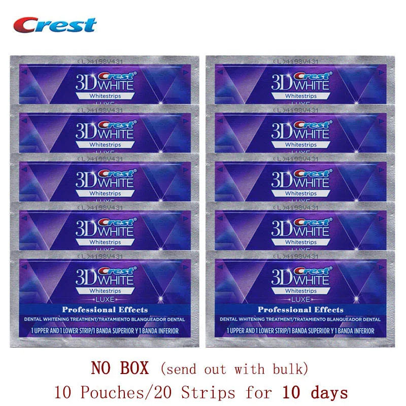 3D White Teeth Whitening Strips für professionelle Effekte