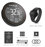 CYCPLUS M2 GPS Fahrradcomputer – Kabellos, ANT+ & BLE 5.0, IPX6 Wasserdicht, 70h Akkulaufzeit, 2,5" LCD-Display