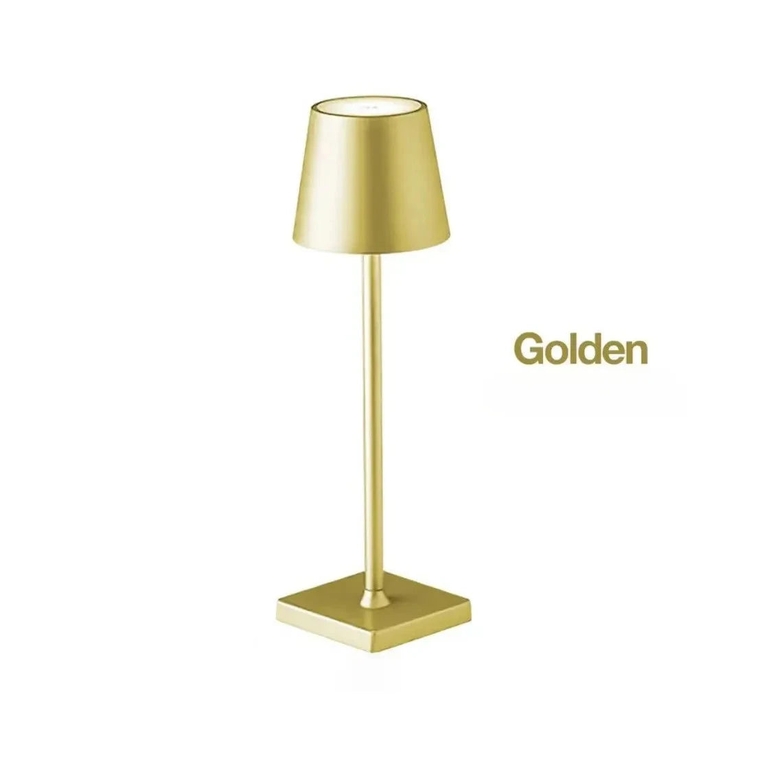Led touch sensor table lamp with stepless dimming and three color modes
