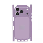 For Apple iPhone 17 16 15 14 iPhone13 Pro Max Full body Wrap Decal Skin 3D Plain color Rear Protective Sticker Film