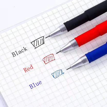 Gel Stifte im Set schwaz, blau, rot mit Refill, feine Spitze 0.5mm