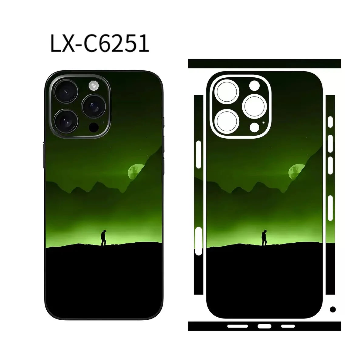 MILA-SKIN – Autocollant hydrogel coloré pour protection arrière et latérale iPhone
