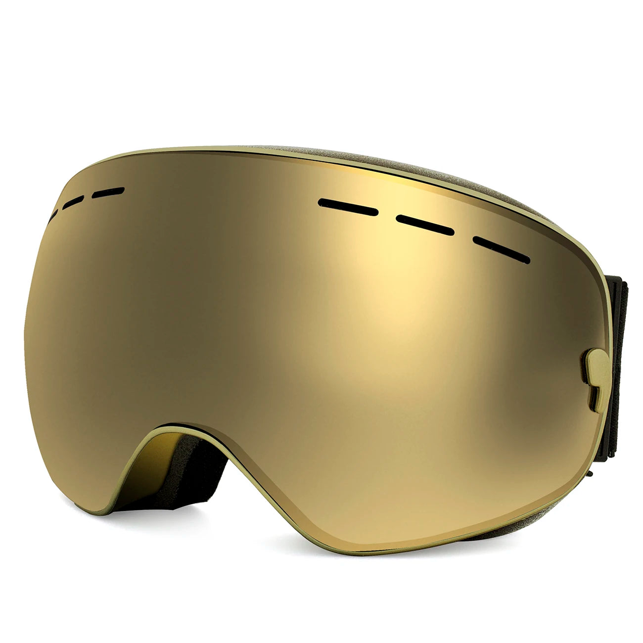 Skibrille für Skifahren – austauschbares Linsensystem für verschiedene Wetterbedingungen