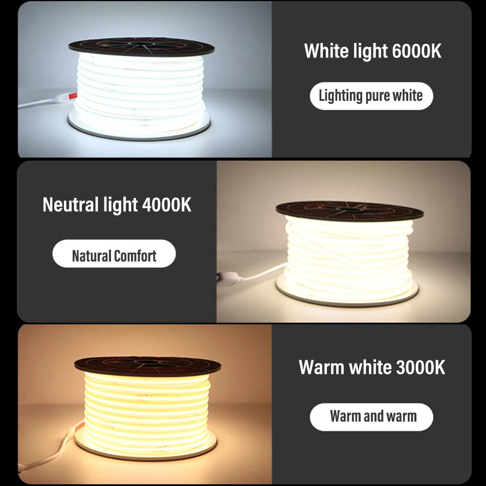 COB LED Lichtleiste – Helles Licht für Ihre Arbeits- und Dekorationsprojekte -Warmweiss