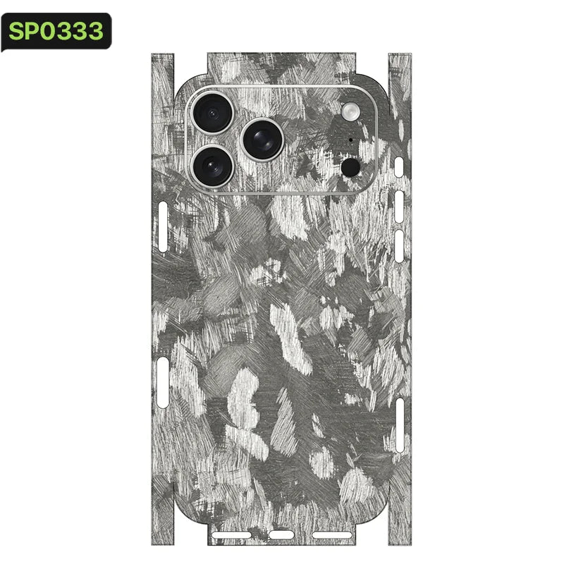 MARCO-SKIN – Matte Hydrogel Rückfolie Schutz für iPhone 13-17 Pro Max