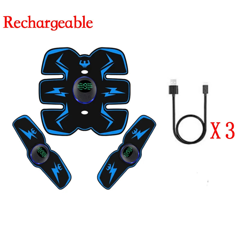 Remote-controlled EMS muscle stimulator for abdominal training and slimming